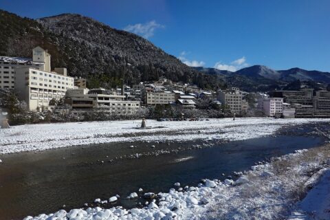 下呂温泉。 所在地は岐阜県下呂市。