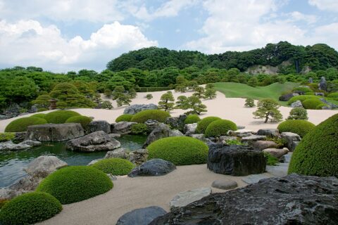 足立美術館。所在地は島根県安来市