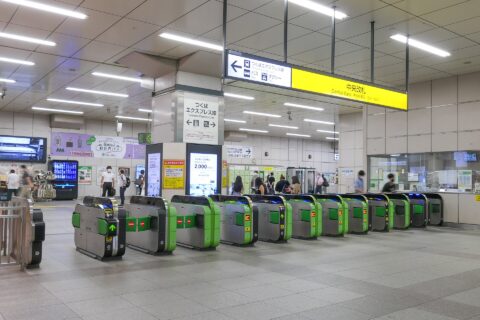 JR秋葉原駅の中央改札の全景