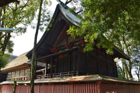 ​青井阿蘇神社 本殿背面