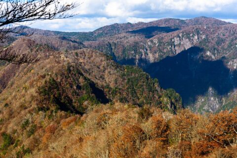 竜口尾根、西大台周辺、三津河落山