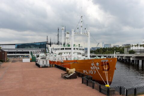 Museum of Maritime Science: PL107 Soya (ship, 1938) as a museum ship in Tokyo