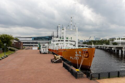 Museum of Maritime Science: PL107 Soya (ship, 1938) as a museum ship in Tokyo