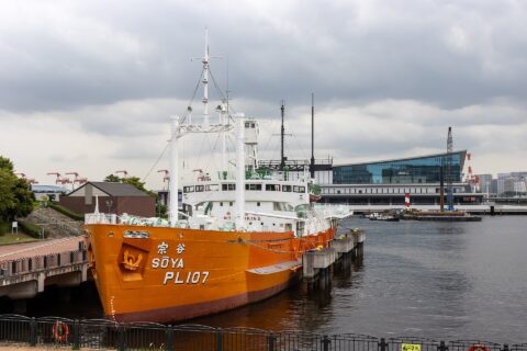 Museum of Maritime Science: PL107 Soya (ship, 1938) as a museum ship in Tokyo