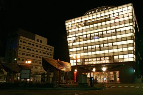 Awa Dance Memorial Hall in Tokushima, Tokushima prefecture, Japan