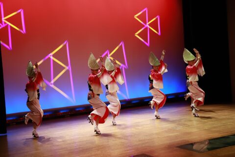 Awa Odori in Awa Odori Museum at Japan. The Awa Dance Festival (阿波踊り, Awa Odori) is held from 12 to 15 August as part of the Obon festival in Tokushima Prefecture on Shikoku in Japan. Awa Odori is the largest dance festi