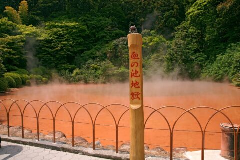 血の池地獄（別府地獄めぐり）, 大分県別府市