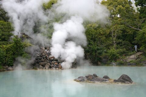 白池地獄（別府地獄めぐり）, 大分県別府市