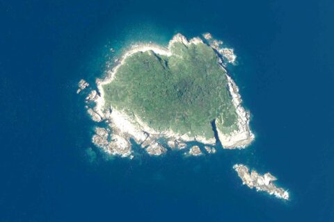 Biro Island, Kochi Aerial photograph.2020.