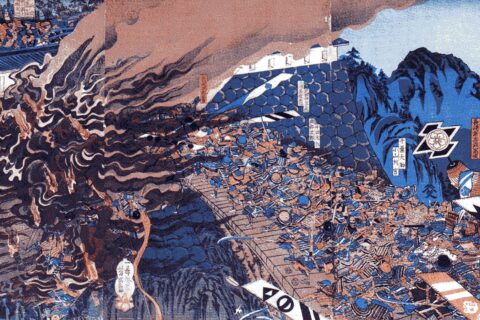 千早城合戦図