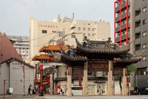 Southern entrance to Chinatown in Nagasaki