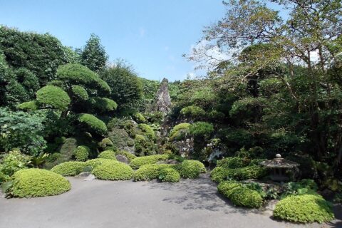 知覧武家屋敷内の庭園