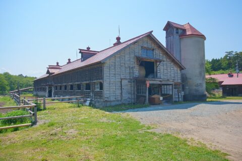 小岩井農場上丸地区、二号牛舎