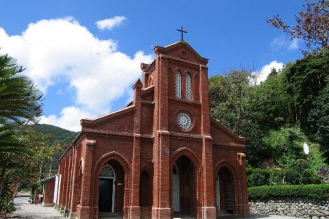 Douzaki Church(堂崎教会) in goto, Nagasaki, Japan