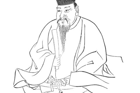 応神帝御影（河内国誉田八幡宮蔵）、応神天皇像