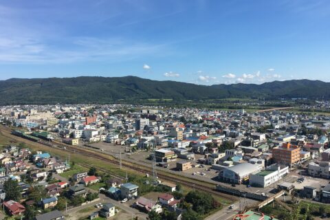 遠軽駅前市街地（紋別郡遠軽町）