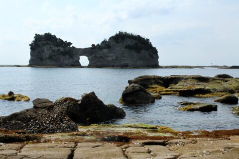 Engetsu Island in Shirahama, Wakayama prefecture, Japan.