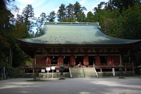 Enryaku-ji Tenhōrindō in Ōtsu, Shiga prefecture, Japan