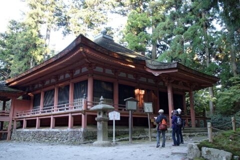 延暦寺 法華堂, 滋賀県大津市。1595年再建。