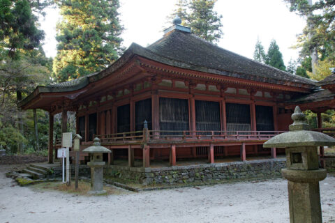 延暦寺 常行堂, 滋賀県大津市。1595年再建。