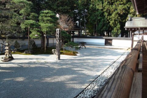 恵林寺枯山水