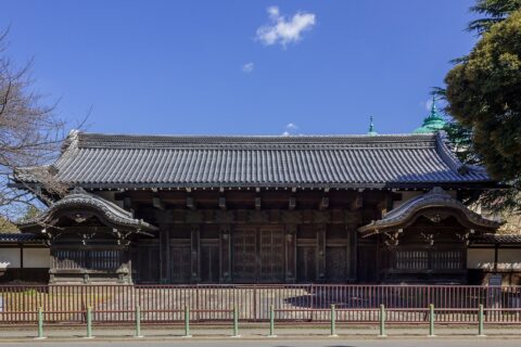旧因州池田家表門（重要文化財）。東京国立博物館。