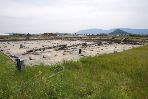 藤原京跡。所在地は奈良県橿原市