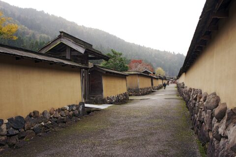 一乗谷朝倉氏遺跡の復元町並, 福井県福井市。