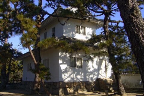 Fukuyama Castle "Kagami-yagura" in Fukuyama, Hiroshima prefecture, Japan