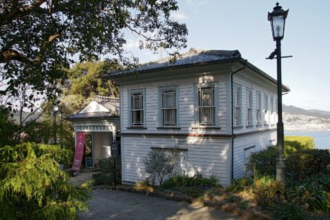 ​グラバー園の旧自由亭。長崎県長崎市。