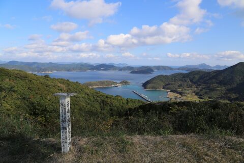 久賀島の折紙展望台から