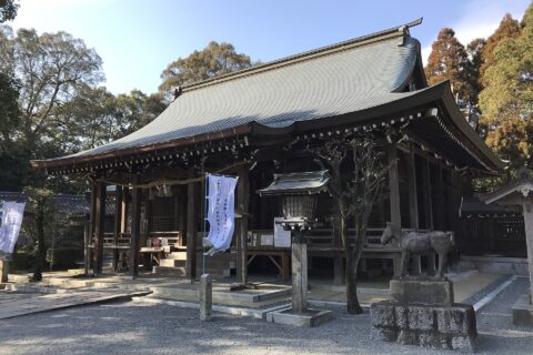​千栗八幡宮の拝殿
