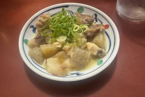 福岡市博多区中洲1丁目にある清流公園の屋台街 (The food stalls at Seiryu Park in Nakasu 1-chome, Hakata, Fukuoka)