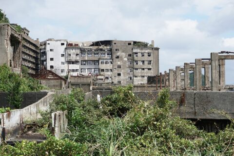Ruins on Hashima Island