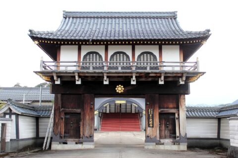 越前大野城 鳩門（現・光明寺山門）