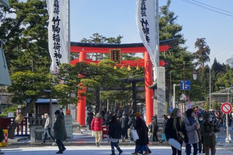 竹駒神社の初詣
