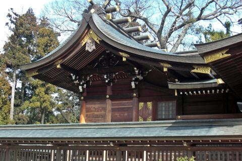 三間社流造の竹駒神社本殿