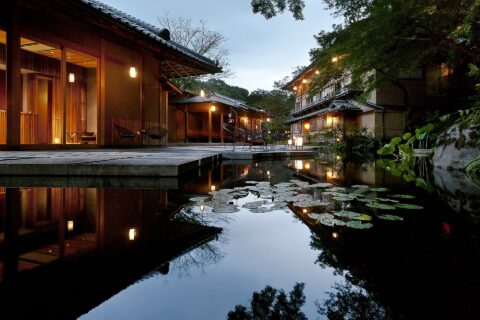Hoshinoya Kyoto water garden