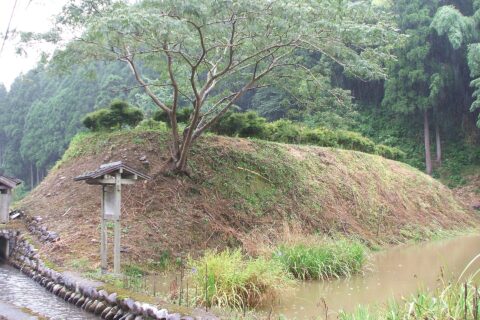 ja:一乗谷朝倉氏遺跡の下城戸の土手（ja:福井県ja:福井市） 撮影日：2007年9月7日 撮影者：Twilight2640