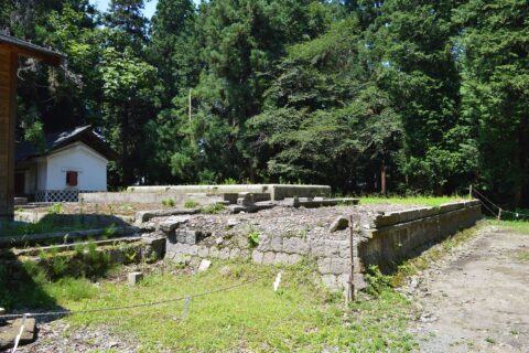 伊佐須美神社 本殿跡