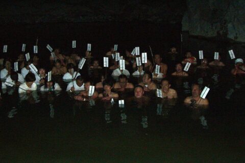 極楽寺の冬至水行