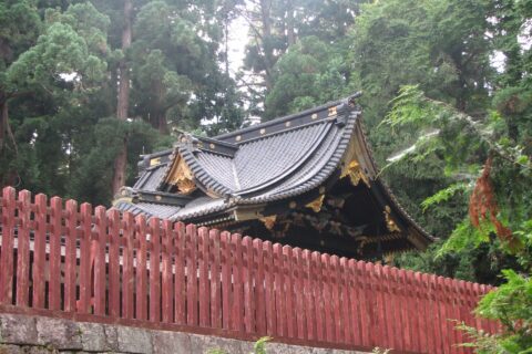 the honden of Iwakiyama Shrine, Hirosaki, Aomori, Japan w:ja:岩木山神社本殿（青森県弘前市）