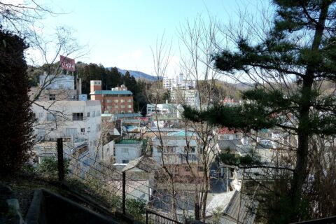 いわき湯本温泉街