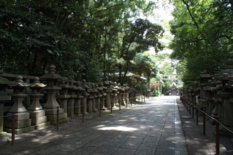 Iwashimizu Hachimangu in Yawata, Kyoto, Japan