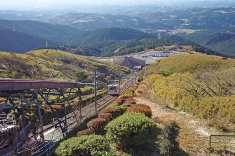 Jukkokutōge Cable Car in Shizuoka Prefecture, Japan.