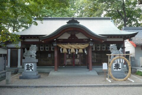 若江鏡神社（大阪府東大阪市）拝殿