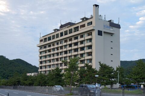 海扇閣。所在地は青森県青森市の浅虫温泉郷。
