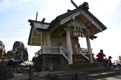 ​竈門神社 上宮 大宰府の近くの宝満山の頂上にある