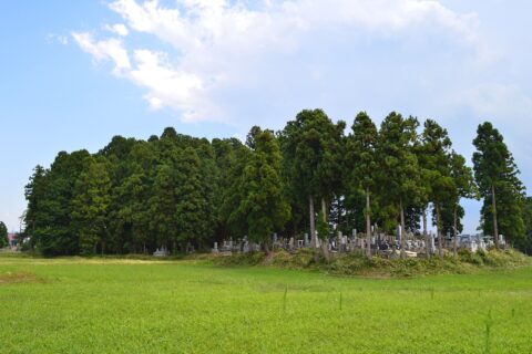 亀ヶ森古墳 全景