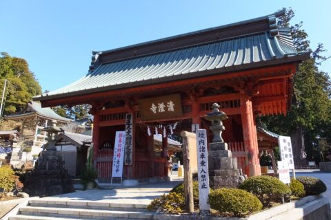 Niōmon gate of Seichō-ji temple in Kamogawa, Chiba Prefecture